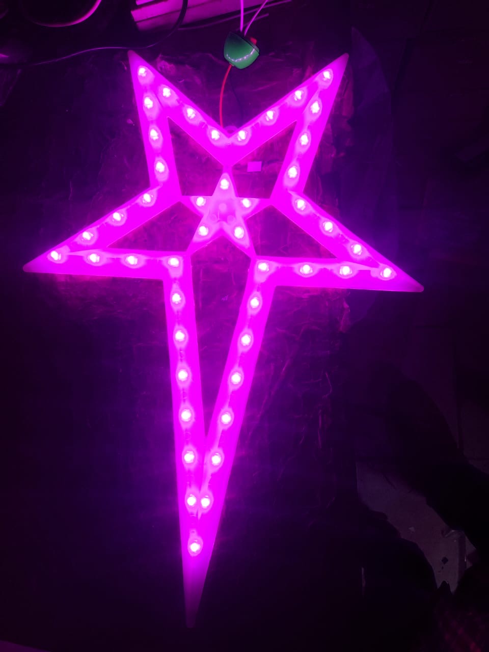 Christmas led light star