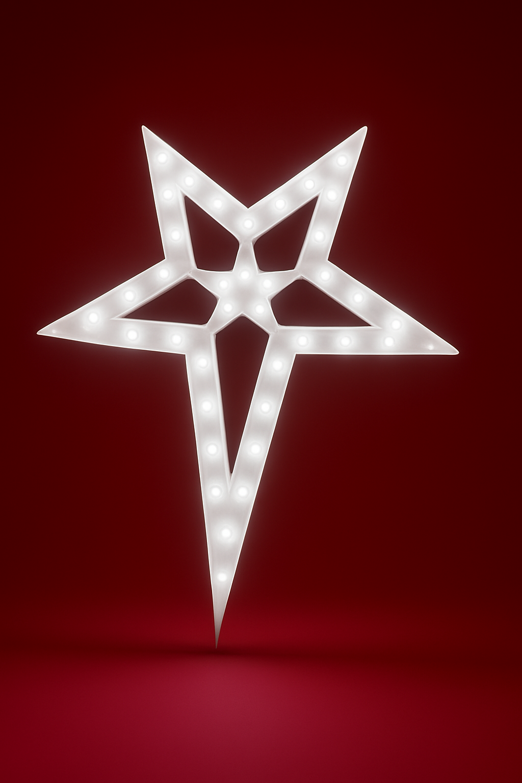 Christmas led light star