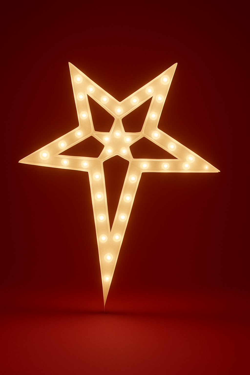Christmas led light star