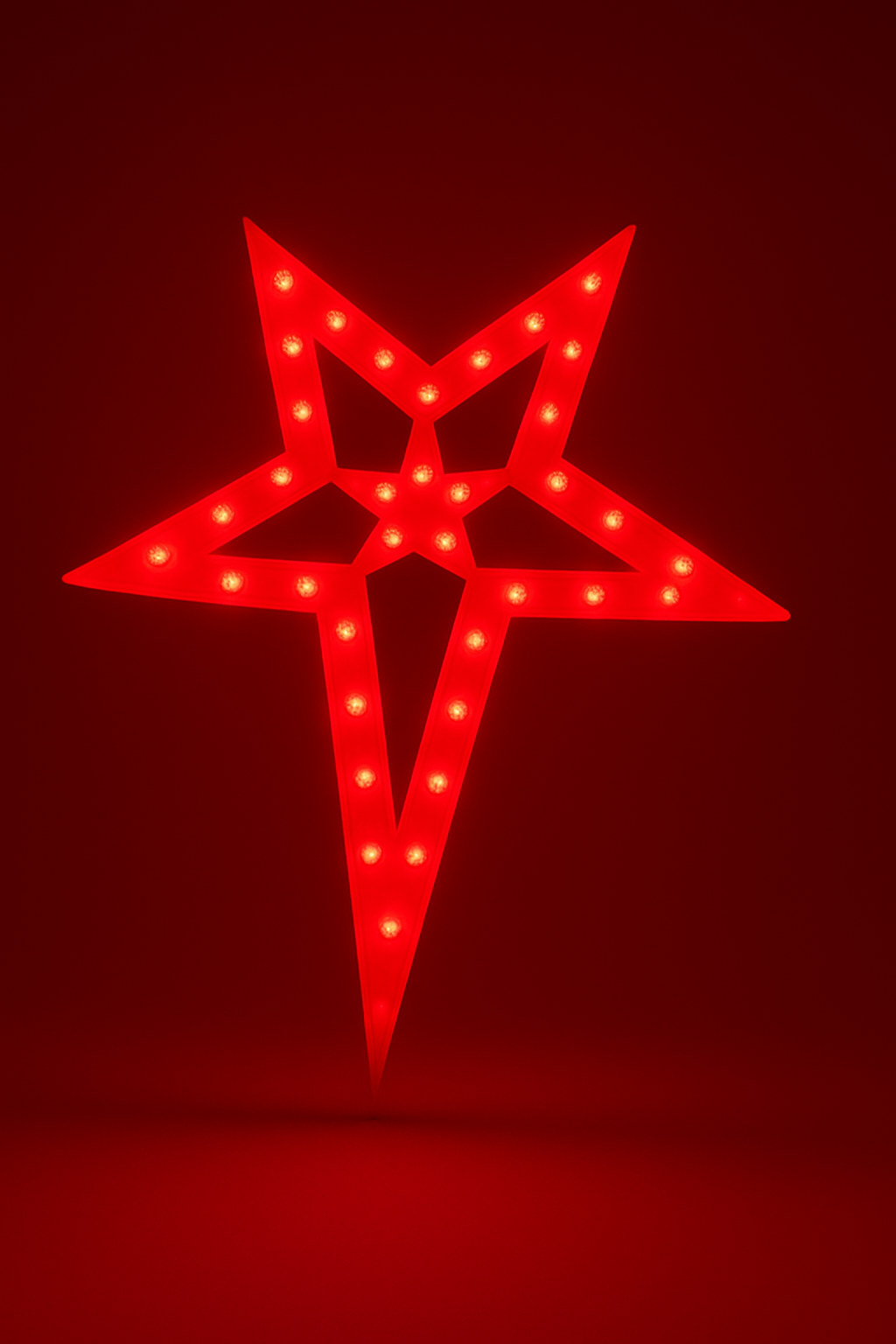 Christmas led light star